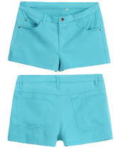 Summer cute candy color hot pants leggings short pants
