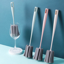 Washing cups artifact brush household long handle no dead angle tea cup brush water Cup special tea sponge bottle