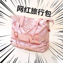 Short-distance travel bag for women and men with large capacity and light waiting bags for delivery ~