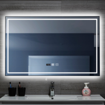 Antelope rabbit simple modern bathroom mirror Aluminum frame bathroom mirror Wall-mounted wall-mounted bathroom mirror basin mirror