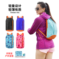 Leisure backpack outdoor travel leisure student small backpack for men and women