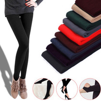 Autumn and winter one-layer pull-up pants single-layer thickened pull-up pants nine-point leggings womens clothing