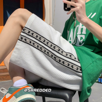 Big Code Waffag Shorts Womens Summer Loose Outside Wearing Sports Ins Boomers Fat Mm Broadlegged Slim 50% Pants 200 Catty