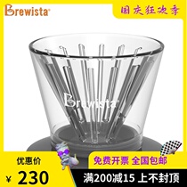 Brewista Double Glass Cone Hand Brew Coffee Appliance Filter Cup 2-4 People #4 bonavita pro