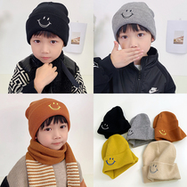 Children hat winter boy girl hair line hat pure color male and female baby cover headhat knit cap casual warm hat