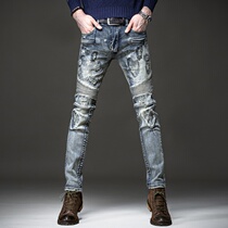 Cebrodz (autumn new) international big-name high-end sportsman personality Han new jeans 1806 mens pants
