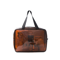 Cute transparent cosmetic bag female portable ins wind girl large capacity travel waterproof cosmetics storage bag