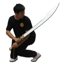 Bagua knife Dragon head stainless steel Bagua knife Total length 1.3 double-handed knife performance knife Factory direct uncut edge