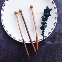 New Products Creative Branches Handle Wooden Spoon Coffee Stirring Spoon Hand Tangled Wire Individuality Wood Stick Natural Wind Cutlery