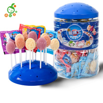 Xu Fuji constellation lollipop Net Red Barrel Bear Dr. Bear childrens candy whole box bulk fruit candy candy snacks