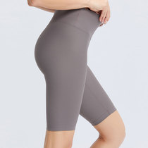 lulu incognito yoga pants shorts womens sports tight high waist hip running quick-drying summer high elastic five-point pants thin