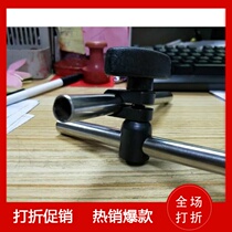 Cross fixing clip connector Universal optical shaft pillar Steel pipe cross rod bracket 360 degree rotary joint buckle