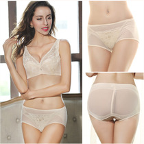 Famaner KB033 middle waist womens underwear summer ultra-fine mesh comfortable sexy hip lift underwear womens breifs through