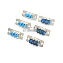 DB15 Female Male 3 Row 15 Pin VGA Video Connector DB15 Female Serial Connector