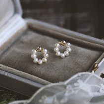 s925 Pure Silver Needle Pearl Earrings 2021 New Tide Retro Otoli Superior Temperament Earrings Ear Clip Female Style