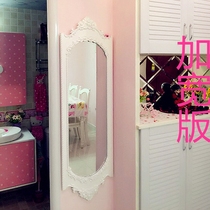 Pastoral dressing mirror dressing mirror hanging mirror bathroom mirror Wall full-length mirror hanging shopping mall fitting mirror