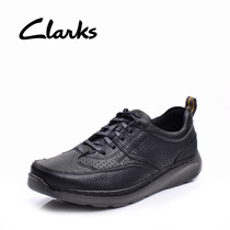 clarks Qi Le mens shoes Spring and Autumn Charton Mix trend sports business breathable casual thick bottom British