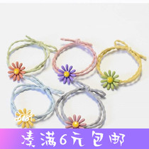 Little Daisy Hair Rope Hyuna Flower Hairband Korean Girl Cute Head Cord Pony Tail Rubber Band Hair Eatwear