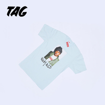 Spot Supreme FW17 Nas Tee Nas Tee short sleeve rap character T-shirt