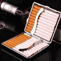 (Color package can be selected)20-pack portable personality creative leather cigarette box Ultra-thin box