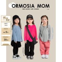 Red bean mother childrens clothing girls long-sleeved t-shirt autumn new 2022 baby bottoming shirt childrens clothes autumn clothes