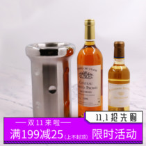 Export high quality 18 10 stainless steel ice bucket thermos vase champagne iced barrel wine barrel ornaments red wine barrel