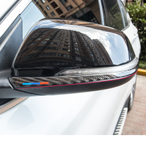 Suitable for BMW X1 rearview mirror anti-scratch strip new X1 exterior modification special carbon fiber anti-scratch anti-collision decorative stickers