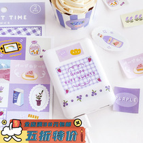 Miscellaneous Ah letter lover sweet time decoration stickers and paper salt is cute hand tent collage material small stickers