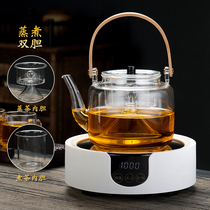Cangliang pot glass cooking teapot dual-purpose household electric pottery stove tea thickening heat-resistant kettle set tea set