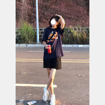 Sports shorts female summer bf loose outside wearing 2022 new casual running high waist wide leg 50% pants Chains