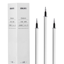 Daili full needle neutral pen replacement box 0 5 black and white bar 13cm general primary and secondary school students test signature pen