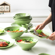 Large Malatang commercial large bowl soup bowl Noodle bowl Japanese noodle ramen Plastic noodle restaurant noodle bowl Imitation porcelain tableware