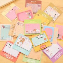 T Korea cute convenience stationery student cartoon creative note can be adhesive N - stick gift