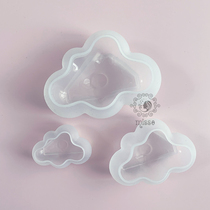 miss Little Chen diy crystal drop glue uv resin glue 3D cloud silicone mold simulation cloud mirror