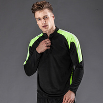 Autumn and winter sports top long-sleeved quick-drying breathable sportswear mens fitness running suit sweatshirt long-sleeved football suit