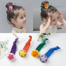 Parent-child super cute candy-colored frosted star hair ring Korean style hair rope girl does not hurt hair rubber band 5