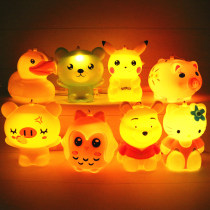 Middle Autumn Lantern Children Hand Cartoon Shine with Music Plastic Small Toys Kindergarten Mid-Autumn Festival Creative Flower Lights