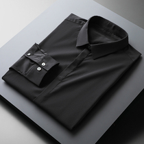 2021 autumn new mens shirt Korean top slim shirt slim shirt youth business leisure thin trend long sleeve