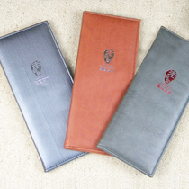 Leather new name foam label price label menu Western food wine list making pull rope binding cover pad sponge