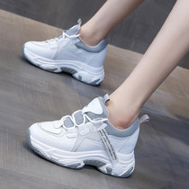 Womens shoes 2020 new spring ladies wild thick soles casual sports daddy shoes ins trendy shoes X0227