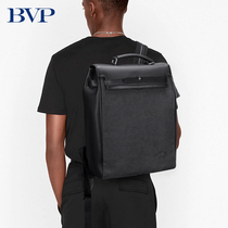 BVP leather backpack light luxury mens backpack 2022 autumn and winter new senior designer casual travel bag