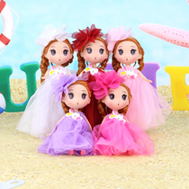Cute Doll Doll confused 18cm mini princess wedding keychain pendant festival gift children gift
