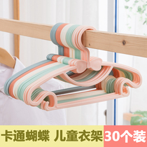 Childrens hangers Small hangers Baby baby newborn children household multi-function hook non-slip drying hangers