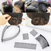 Five pieces of broken hair comb clip small broken hair finishing fixed artifact headdress invisible hair card adult hair comb female