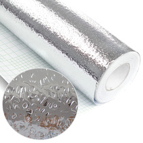 Advertising light box inner slot reflective sticker Aluminum foil tinfoil orange peel pattern Kitchenware moisture-proof and oil-proof stove self-adhesive