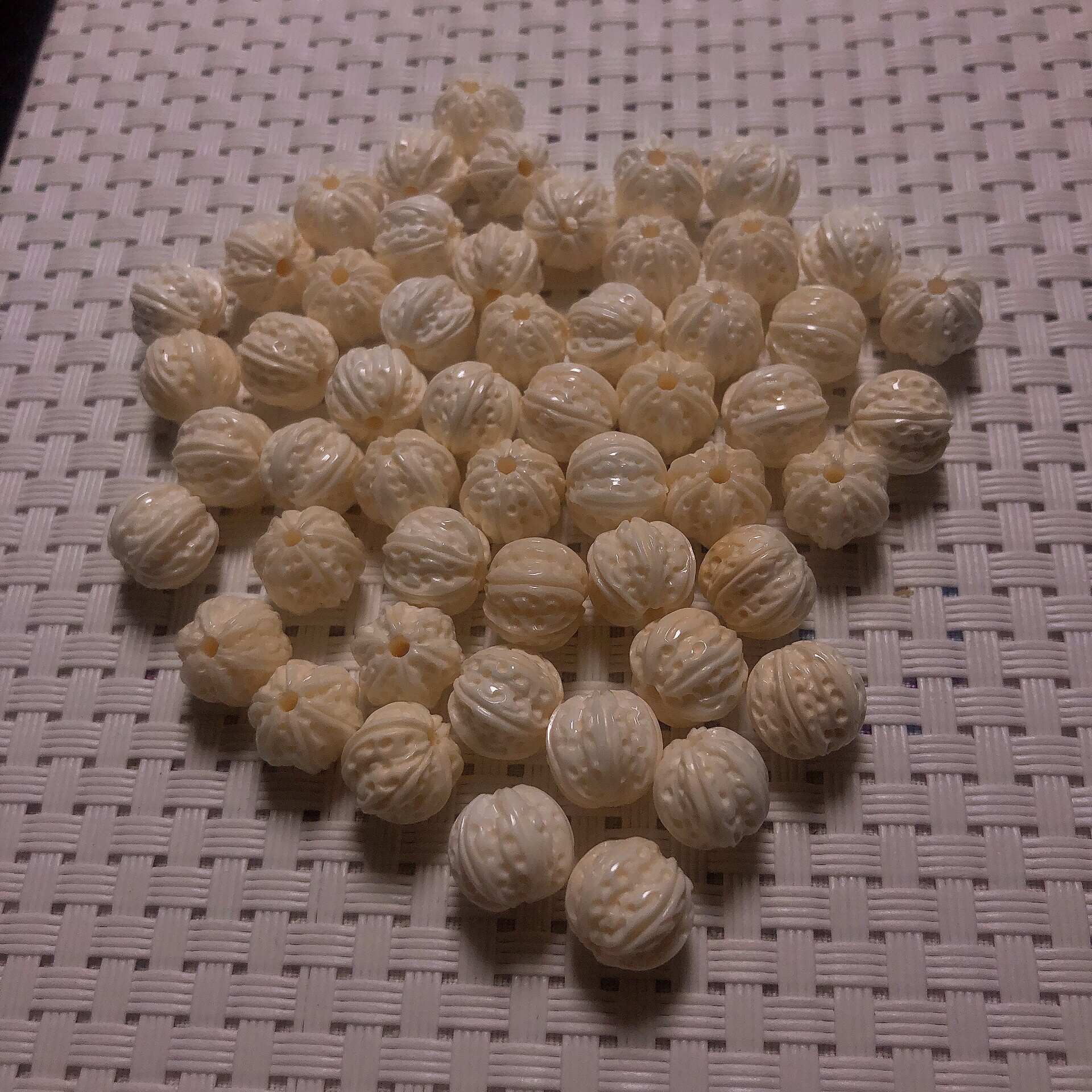 товар из китая 猛犸牙纯手工金刚手串散珠文玩百搭配饰diy