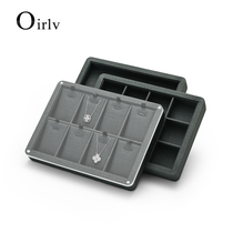 Dobranie new creative magnetic attraction acrylic cover jewellery containing box ring necklace first decorated box ink green