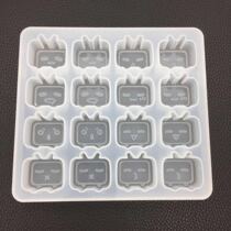 Shanghai Jiaddai Handmade TV Expression Mold die TV mold mirror Mirror Silicone Mold die DIy mold