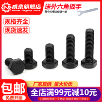 M5M6M8M10M12M14-M24 hexagon screw 12 9 grade high strength Bolt screw lengthy screw