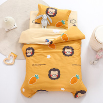 Customizable cotton childrens three-piece quilt quilt quilt core cotton six-piece set generation kindergarten kit